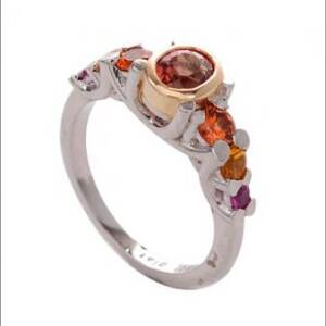 1.07ct Padparadscha Sapphire Center