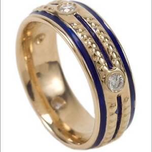 Yellow Gold, 3-Line Ring