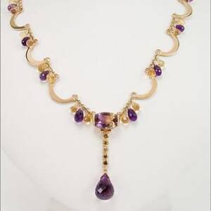 Evolution 14k Yellow Gold with 4.20cts Center Ametrine