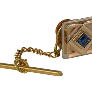 Inspired by: City Hall, Albany NY - Tie Tack Sapphire