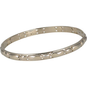 Inspired by: University Plaza, Albany NY - Bracelet 14K White Gold