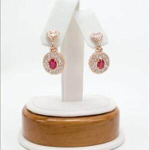 Evolution 14k Rose Gold with .70cttw Diamonds and Rubies