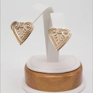 Evolution NYS Education Building 14k Gold Earrings