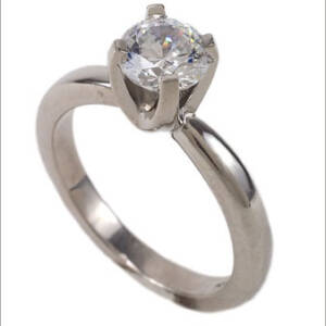 Platinum Tiffany Style Ring