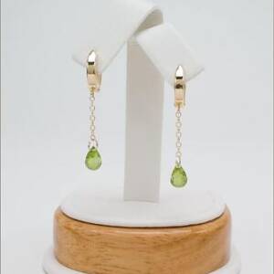 Evolution 14k Yellow Gold with Peridot Briolettes