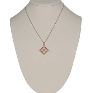 Inspired by: Canfield Casino, Saratoga NY - Necklace Rose Gold