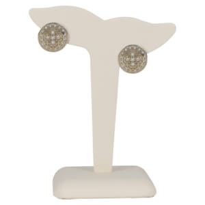 Inspired by: Canfield Casino, Saratoga NY - Earrings White Gold