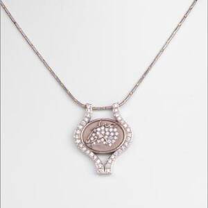 14k White Gold with 1.01cttw Diamonds