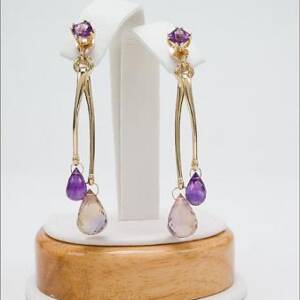 Evolution 14k Yellow Gold with Amethyst and Ametrine