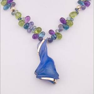 Evolution Agate Drusy Necklace
