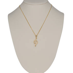 Inspired by: Bar Association, Albany NY - Necklace 14K Yellow Gold