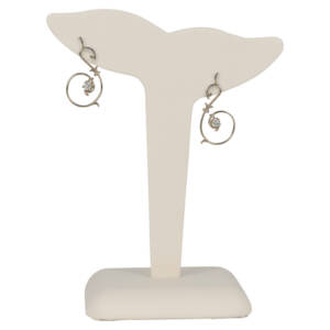 Inspired by: Canfield Casino, Saratoga NY - Earrings 14K White Gold