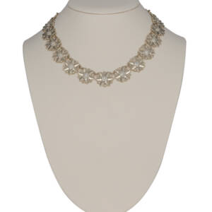 Inspired by: McCarthy Building, Troy NY - Necklace White Gold