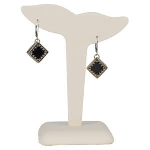 Inspired by: Peter D. Keirnan, Albany NY - Earrings Onyx