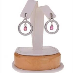 Evolution Platinum with Diamonds and Pink Sapphires