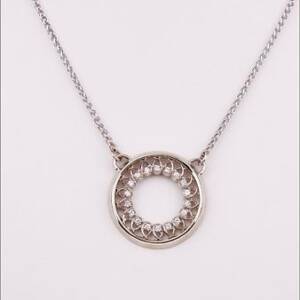 14k White Gold Circle of Life with .27cttw Diamonds