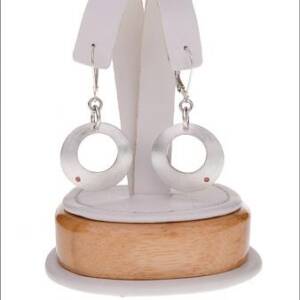 Sterling Silver .03cttw Cognac Diamonds