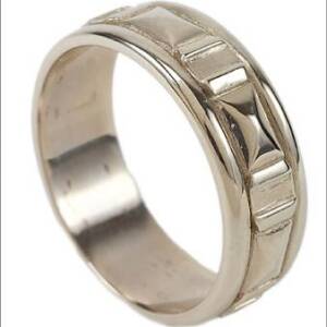 White Gold, Geometric Design Ring