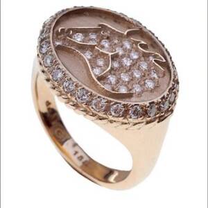 18k Yellow Gold with .82cttw