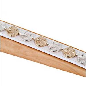 Gold and Silver Pendant Bracelet