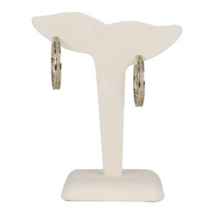 Inspired by: University Plaza, Albany NY - Earrings White Gold