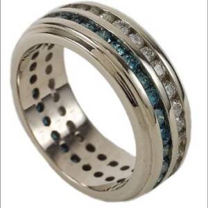 14k White Gold Eternity 1.86cttw