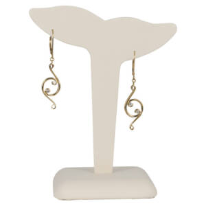 Inspired by: Bar Association, Albany NY - Earrings 14K Yellow Gold