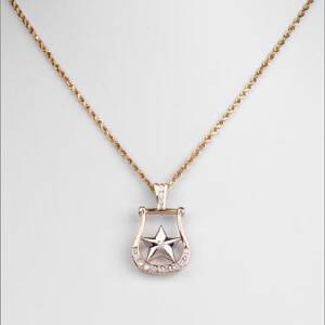 14k Yellow Gold with .44cttw Pendant