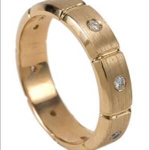 Yellow Gold Eternity Diamond Ring