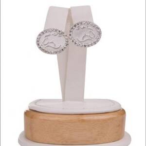 Sterling Silver Studs with Cubic Zirconia