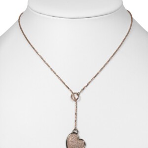 St Anne's Institute pendant based on their logo for their annual fundraise with .75cts of diamonds in 14k white and rose gold