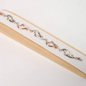 14K rose and White gold bracelet- St. Peter's Church