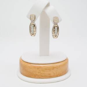 Matching earrings with .34cts of diamonds
