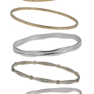 Display of bangle Bracelets